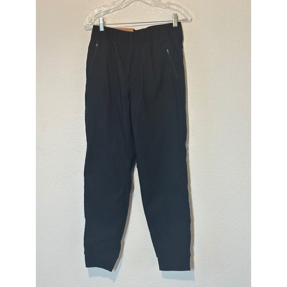 Eddie Bauer Women Black Fleece Lined Pants Joggers 1905993 Size 4 NWT